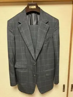 TOM FORD グレー チェック スーツ