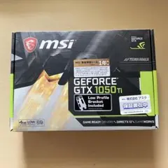 MSI GeForce GTX1050Ti/4GB 箱有