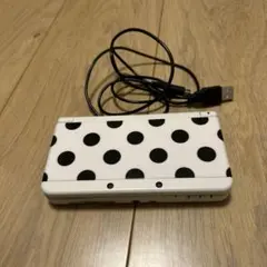 New 3DS 白と黒の水玉模様 本体