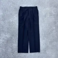 80s 90s Vintage 2タックバギーワイドスラックス ストライプ 黒 - メルカリ