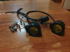 キタコバイク用 LEDフォグランプ イエローレンズ 2個セットのサムネイル
