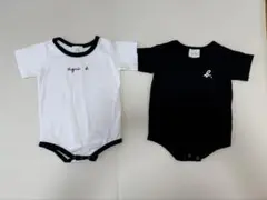 アニエスベー　ベビー　ロンパース　2枚セット