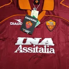 中田英寿 サイン入りユニフォーム ASローマ99/00 NAKATA ROMA 中田英寿 サイン入りユニフォーム ASローマ99/00 NAKATA ROMA