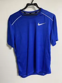 ナイキ　ランニングシャツ　ブルー　M マイラー 半袖Tシャツ