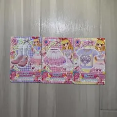 アイカツ カード 3枚セット キュートコーデ