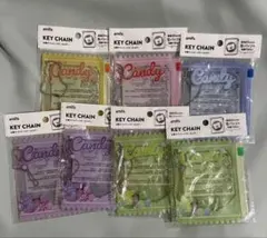 amifa お菓子パッケージキーホルダー 7点セット
