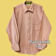 Paul Smith チェック柄 ドレスシャツ L