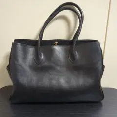 en様専用 MONTOWA モントワ 黒のレザートートバッグ