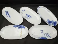 冬*様 有田焼 しん窯 青花 プレート4枚 - メルカリ
