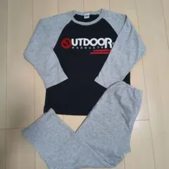 OUTDOOR PRODUCTS パジャマ 黒/グレー　150