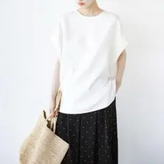 haco! Tシャツ感覚でじゃぶじゃぶ洗えるTブラウス