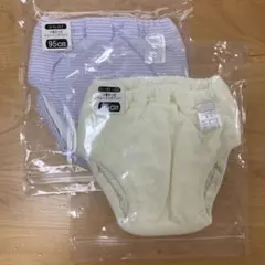 男女兼用　トイレトレーニングパンツ　95cm　パープル　イエロー