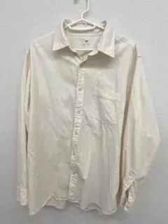 ユニクロ　ホワイトシャツ　XL