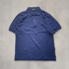 U.S. POLO ASSN. 半袖ポロシャツ ネイビー M アメカジ y2k