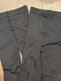 【おまとめ売り】130cm キッズ スパッツ2枚 黒 防寒