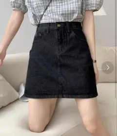 デニムミニスカート　Sサイズのサムネイル