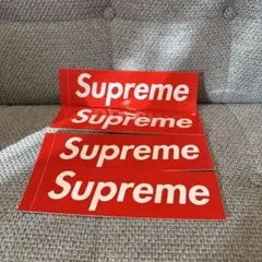 Supreme ロゴステッカー 4枚セット