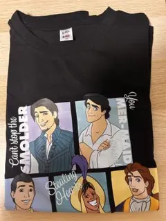 ディズニー プリンス Tシャツ 黒 サイズ 180 littc link@