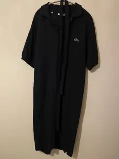 Lacoste 黒 ポロワンピース 半袖