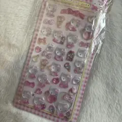 ボンボンドロップシール　立体シール　キティちゃん　サンリオ