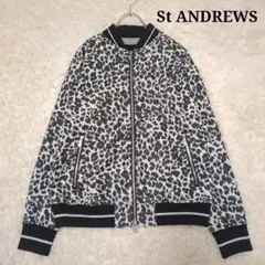 【極美品】セントアンドリュース　ゴルフウェア　レオパード　ブルゾン　定価5.9万