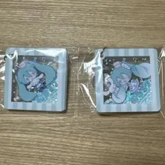 初音ミク×シナモロール 楽天コレクション くじC賞 スパンコール入りアクキー