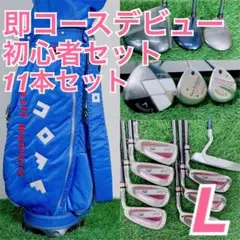 R884 ゼクシオ 他 ゴルフクラブ レディース セット 9点 プロギア 青