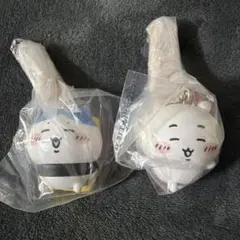 ちいかわ寿司 フィギュアキーホルダー 2個セット　ちいかわ・ハチワレ