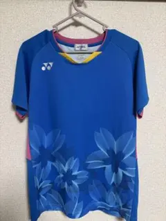 YONEX ゲームシャツ 日本代表モデル 桜 ブルー ユニフォーム - メルカリ