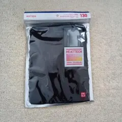 UNIQLO HEATTECH 半袖Tシャツ 130 ブラック