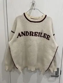 の*こ様 00's vintage ANDREILEE ロゴニット オーバーサイのサムネイル