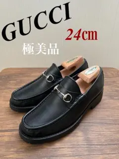 【極美品】GUCCI ビットローファー 37(24cm相当) ブラック ホースビット ウィメンズ ローファーブラック レザー | GUCCI公式