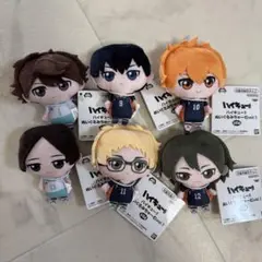 ハイキュー!! ぬいぐるみちゃーむvol.1 全6種 コンプ