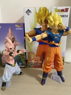 一番くじドラゴンボール　魔人ブウ　フィギュア4体セット Amazon.co.jp: 一番くじ ドラゴンボール 激突!!宇宙を賭けた闘い