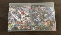 【PS3】　2枚セット　機動戦士ガンダム EXTREME VS.　ソフト