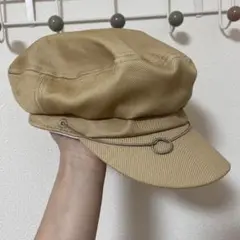 ！値下げ！ベージュ キャスケット