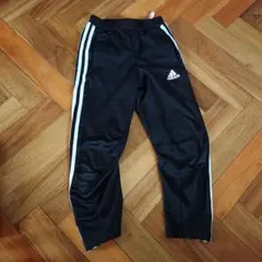 adidas ストライプジャージパンツ ブラック下のみ