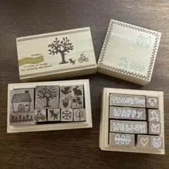 カントリースタンプ メッセージスタンプ　11種類セット　9種類セット