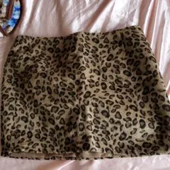 ♥新品4L豹柄ミニスカート♥