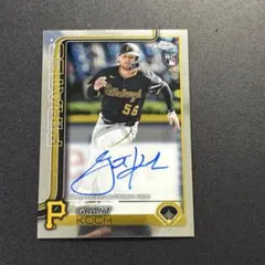 Grant Koch 2025 Topps Chrome サイン MLBカード