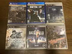 【6本セット】PS4とPS3ゲームソフト