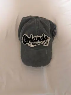 キャップ ロゴ入り レトロ ダメージ 男女兼用