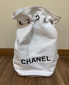 ☆*☆様 CHANEL シャネル プールバッグ ノベルティ ホワイトxブラック