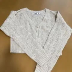 Hollister ベージュ カーディガン M