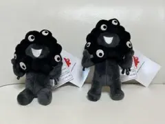 大阪・関西万博2025　黒ミャクミャク　カラビナ　立ち&座り　2個セット　新品