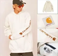 Carhartt カーハート スウェット パーカー アイボリー L相当