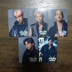 EXILE POWER OF WISH トレーディングカード5枚セット