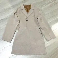 apres jour ベージュ チェック柄 セットアップ