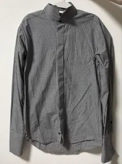 ワイシャツ ギンガムチェック 結婚式 披露宴 MAZZO ハンカチ　白手セット