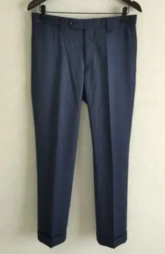 【ほぼ未使用】A day in the life　テーパードスラックス　M　濃紺